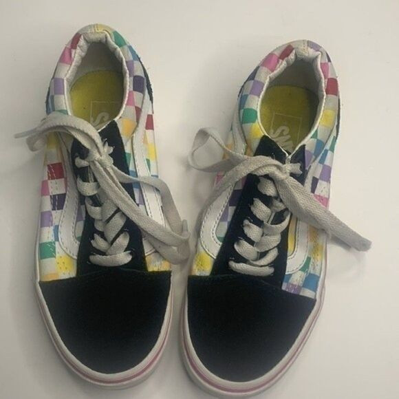 Rainbow Check Vans Sneakers - Picture 2 of 6